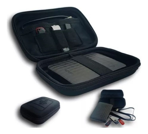 Case Rigido Estojo Universal Para Hd Ssd Externo Camuflado