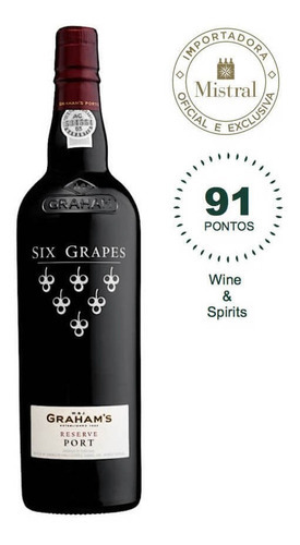 Vinho Do Porto Graham's Six Grapes 750ml
