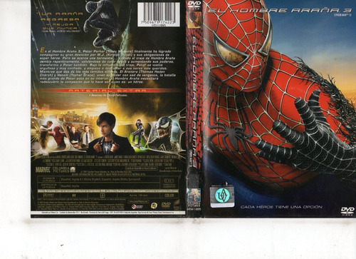El Hombre Araña 3 - Dvd Original - Buen Estado