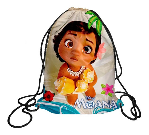 Morralitos Personalizados Recuerdos Moana Fiestas! 30 Pz