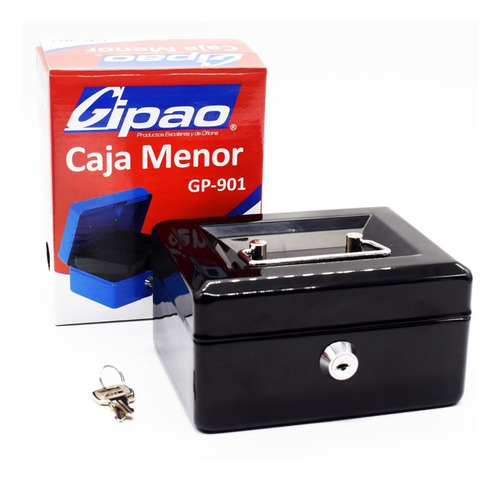 Imagen 2 de 2 de Caja Menor Seguridad Gipao Metálica 6 Pulgadas