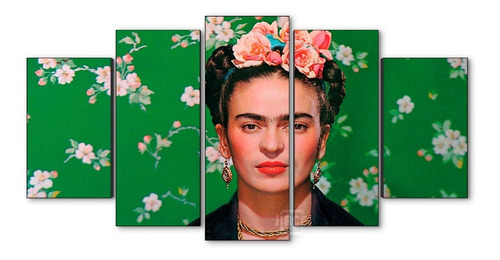 Cuadro Decorativo Pintura Retrato Frida Kahlo Jd-0280 Xl