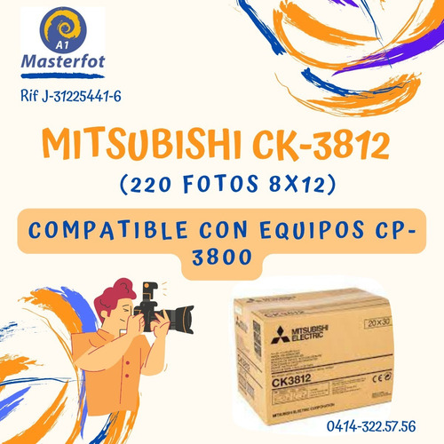 Mitsubishi Ck-3812 (220 Fotos 8x12)