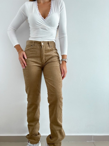 Pantalon De Corderoy Grueso Para Mujer Modelo Ibiza