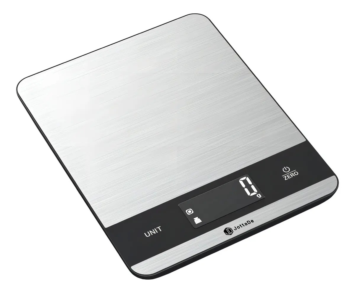 Balanza Digital EK8874H Cocina JD Acero Inox con LCD Táctil 1g a 5Kg y Tara