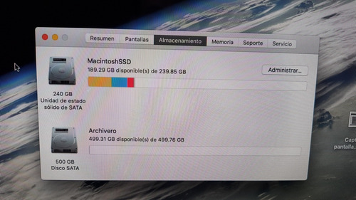 Imac 21.5 Apple Mid2011 2.5ghz Intel I5, 12gbram 250gbssd Plateado (Usado)