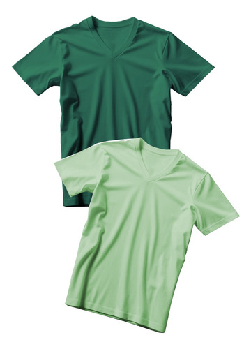 Set Playeras 2 Pzas.cuello V Para Hombre Bingos Star,