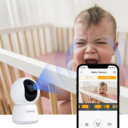 Imagen 5 de 8 de Cámara Ip Interior Full Hd Wifi Alexa Y Google Home