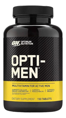 Multivitaminico Optimum Nutrition Opti Men 150 Tabletas