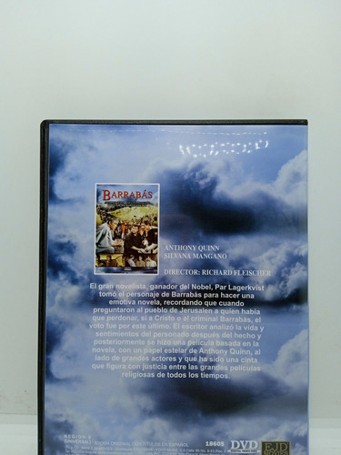 Imagen 5 de 5 de Barrabás - Anthony Quinn - Silvana Mangano - Dvd - Película