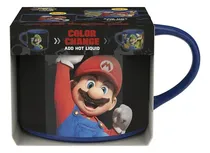Comprar Taza Moderna Super Mario Bros De 15 Oz Que Cambia De Color Negro Mario Bros