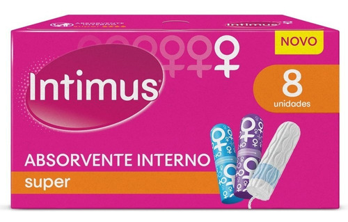 Absorvente Interno Super 8 Unidades Intimus