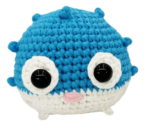 Animal Crochet Diy Puffer Doll Crochet Tejido A Mano Juguete