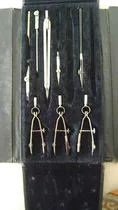 Comprar Muy Antiguo Juego De Compases Y Balustrines Aleman E.richter