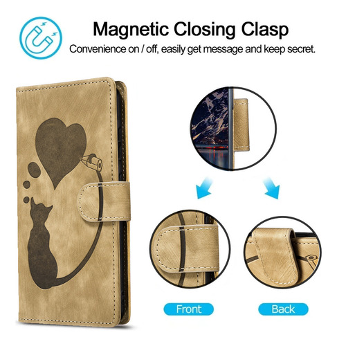 Funda De Teléfono De Cuero Para Samsung Galaxy A53 A33 A23 A