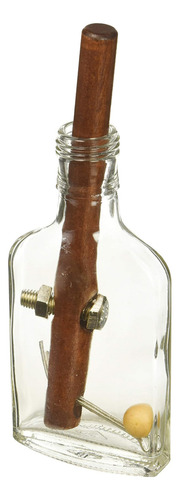 True Genius Rompecabezas De Botella De Vidrio Griego De Para