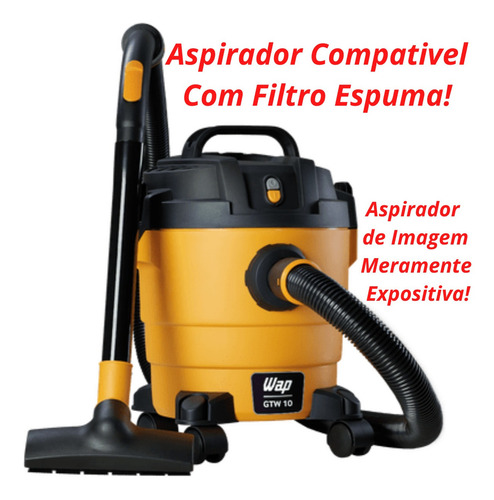Imagem 3 de 6 de Filtro De Espuma Para Aspiradores Wap ( Fw005248) Original