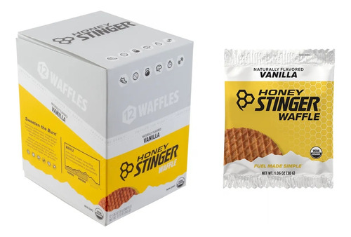 Honey Stinger Waffle Energy Organic C/12 Pzas 28.5gr Sfn