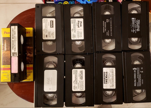 Conciertos Vhs Oasis Rolling Stones El Tri Santana Mercury (Usado)