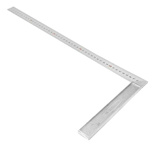 Régua De Liga De Alumínio De 50 Cm Com Borda Reta De 90 Grau