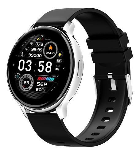 Reloj Inteligente Smartwatch Bluetooth Llamadas Zl27 - Negro