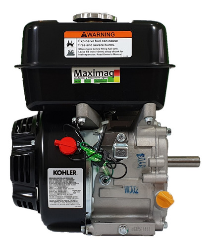Imagen 2 de 5 de Motor A Gasolina Kohler Sh265 6.5 Hp Cuñero 3/4