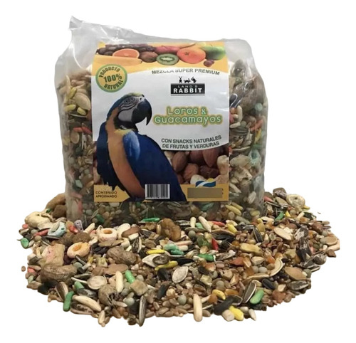 Alimento Para Loros Y Guacamayos Super Premiun X 1, 5 Kg