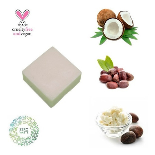 Acondicionador Sólido De Coco Orgánico Zero Waste 50grs