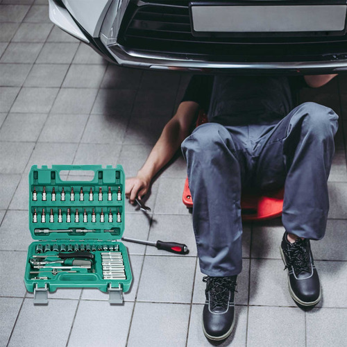 Juego De 53 Piezas De Llaves De Tubo Para Automóvil, Motocic