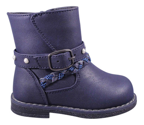 Botin Niña Azul Marino Abc Baby 1fb2120 (20 A 25)