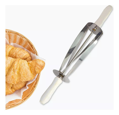Tika Cortador De Pão Zz Croissant Cortador De Rolos Grande
