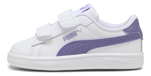 Zapatilla Puma Smash 3.0 L V Inf Blanco Niña