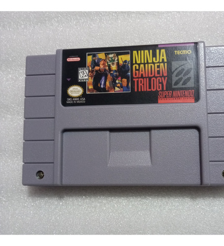 Ninja Gaiden Trilogy Snes Super Nintendo Fisico 1, 2 Y 3 Nes