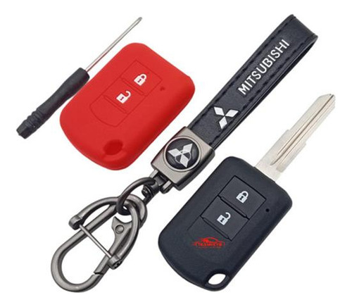 ` Funda De Silicona For Llave Mitsubishi Mirage L200 17 A