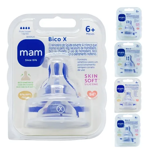 maman⭐︎ Bico Mamadeira Mam Todas Numerações - Embalagem Dupla | MercadoLivre