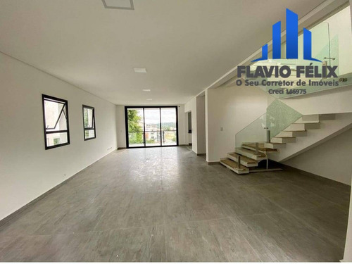Imagem 4 de 15 de Casa A Venda Condomínio Arujá 3 Suites Área Gourmet Com Piscina - 52