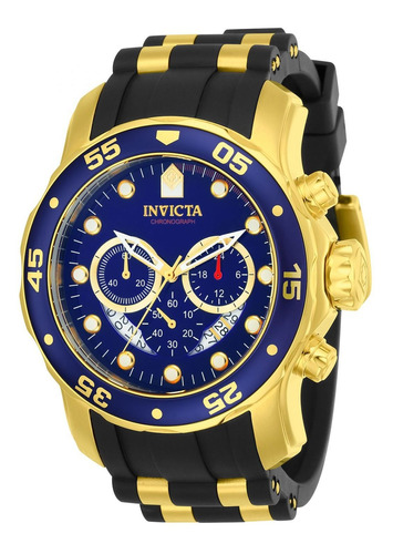 Reloj Invicta 21929 Dorado, Negro Hombre Color de la correa Oro