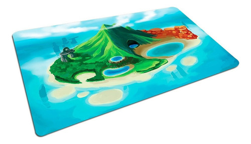 Playmat Emborrachado Tapete De Duelo Arte Insulam Yugioh Mtg