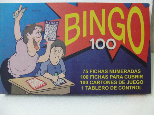 Juego De Bingo 100 Cartones, Diversión, Familia, Fiesta.