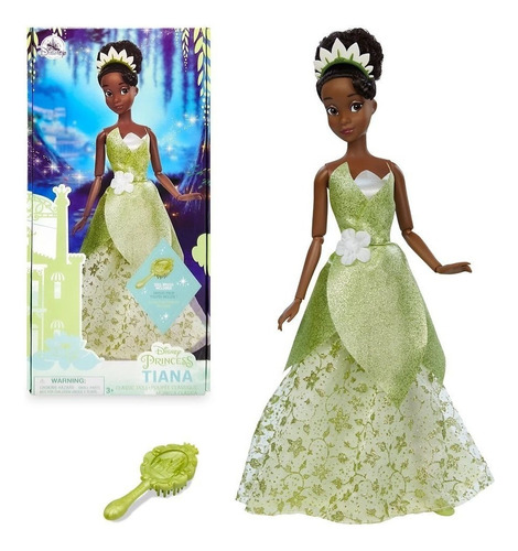 Muñeca Sencilla Disney Original 30 Cm Tiana