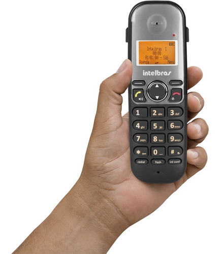 Kit Pabx Sem Fio 2 Linhas Com 4 Ramais E Interfone Intelbras