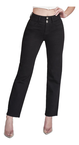 Pantalón Mezclilla Mujer Súper Skinny Cintura Alta Push Up