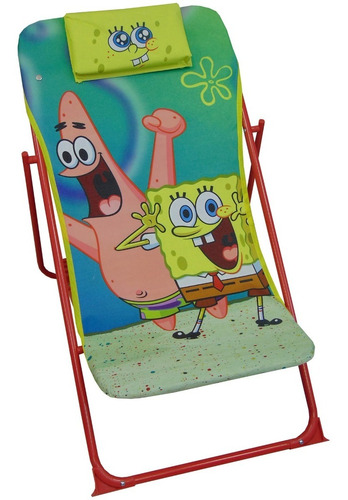 Silla Reclinable Bob Esponja Original Y Oficial