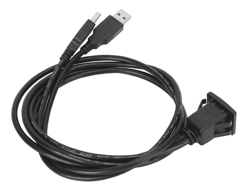 Adaptador Usb 2.0 Para Automóvil, Cable De Extensión Doble,