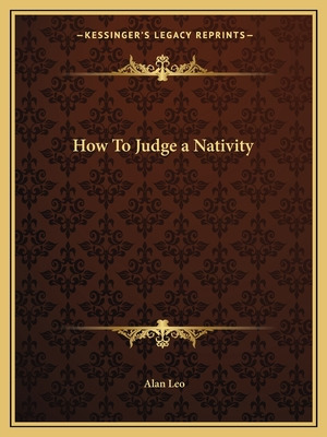 Libro How To Judge A Nativity - Leo, Alan