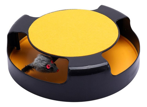 Juego De Plástico Scratcher Cat Toy Catch Fake Mouse Track T