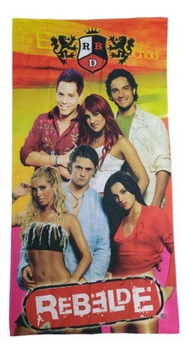 Toalha De Banho Praia Enfeitar Fans Novela Show Rbd Rebelde Rebeldes