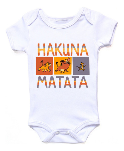 Pañalero Bebé Disney Hakuna Matata Rey León Simba Pumba #2