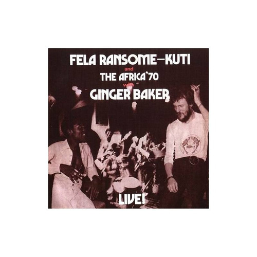 Kuti Fela Live With Ginger Baker Usa Import Cd Nuevo