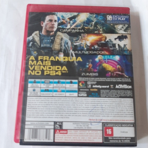 Jogo Call Of Duty Infinite Warfare Ps4 Mídia Física Original (Usado)